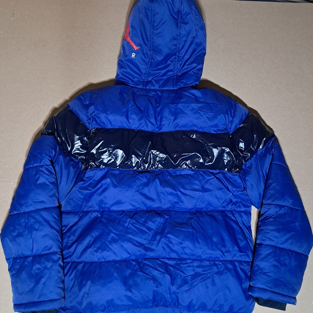 Jordan Kids Blue and Black Puffer Jacket